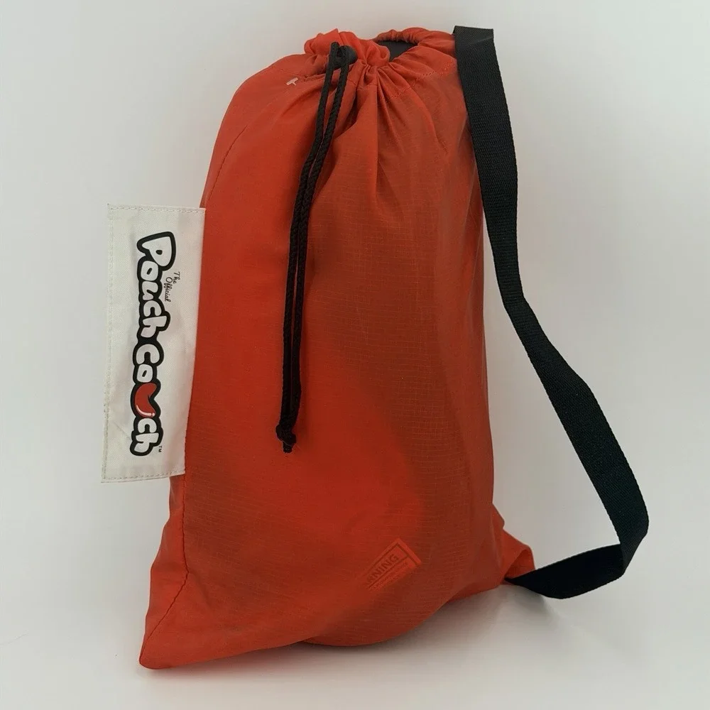 Pouchcouch Light Carry Pouch/Inflatable Couch Beach Tailgate Lounger Red